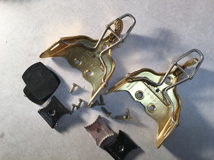 3pin crosscountry ski bindings from South Salem Cycleworks
