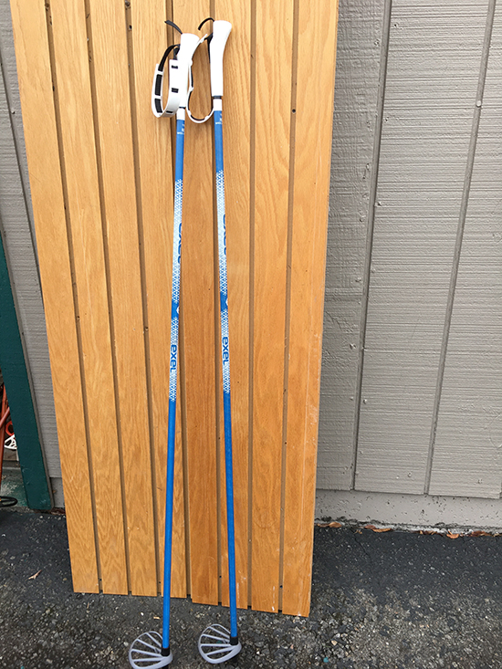 Crosscountry ski poles from South Salem Cycleworks