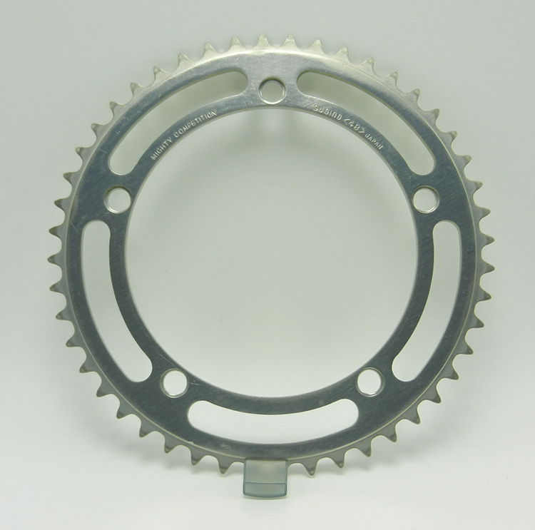 NOS Vintage SUGINO 49 T Chainring 110 BCD Black 