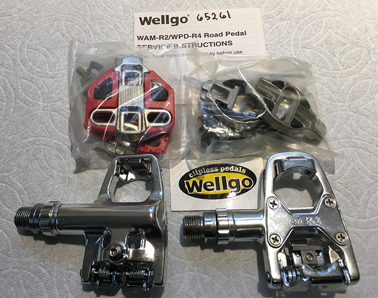 Wellgo WAM-R4 Clipless Road Bike Clipless Pedals Vintage NOS NIB 