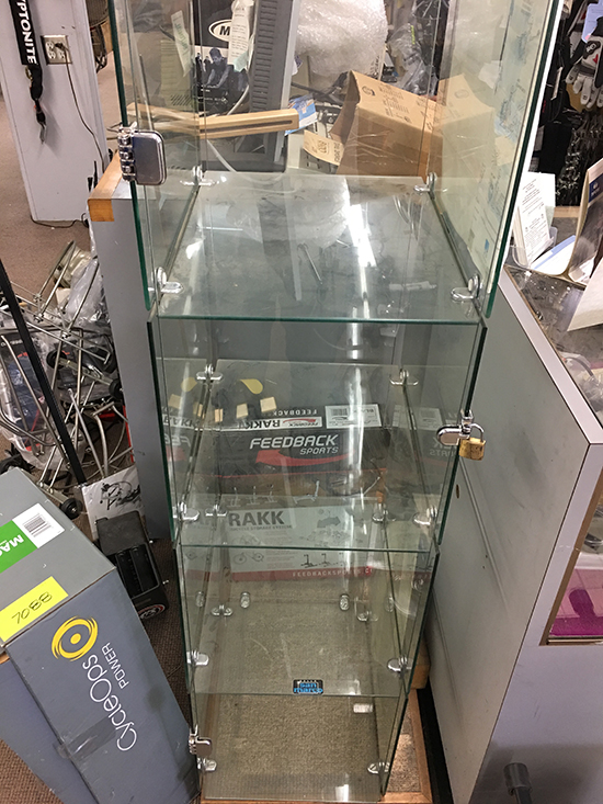 Glass showcase