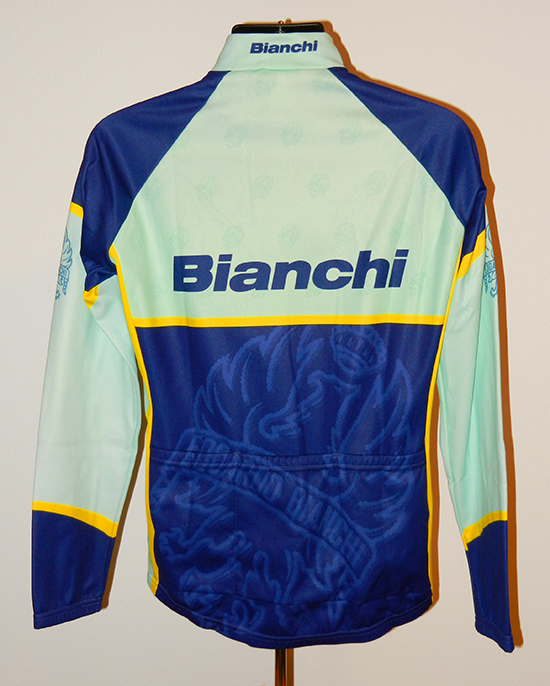 Bianchi jersey made by Santini