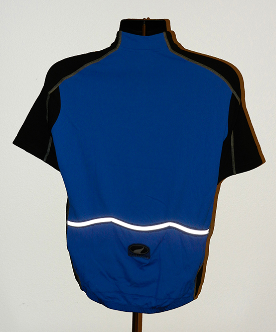 Parentini blue-black biker jersey