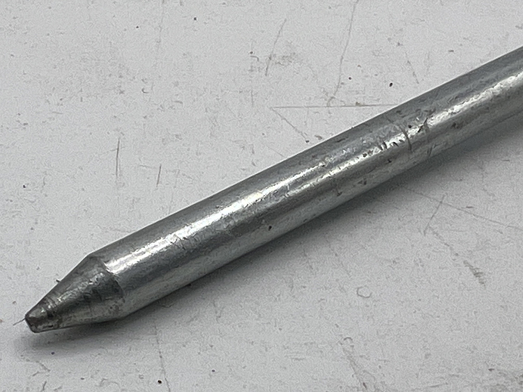 Close-up of nozzle tip
