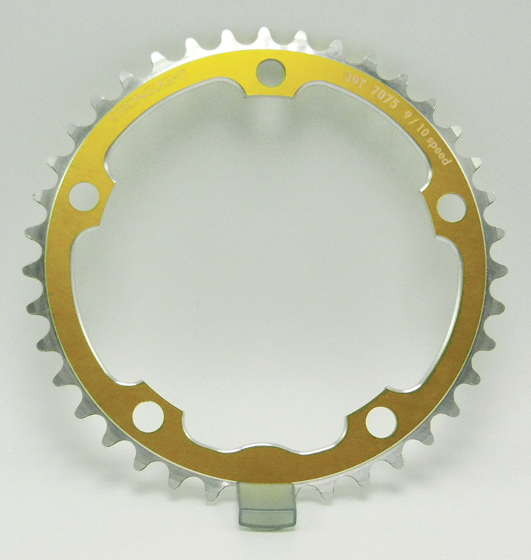 Stronglight gold chainring