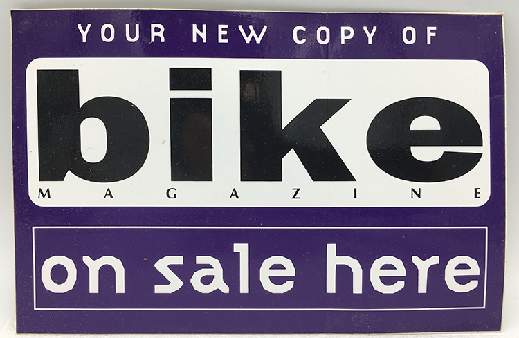 Bike Magazine sticker
