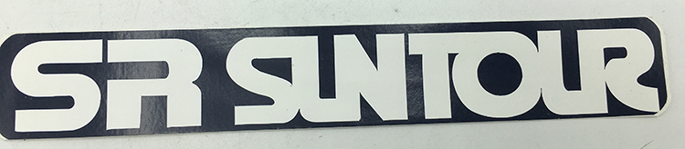 SR SunTour sticker
