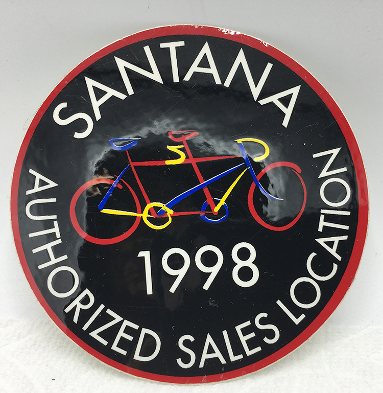 Santana Dealer sticker