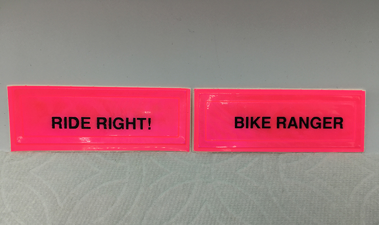 Bike Ranger reflective stickers