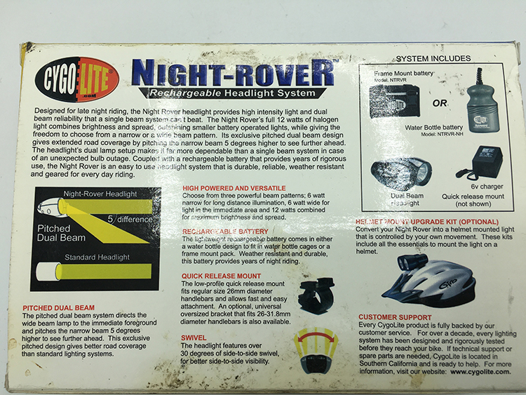 Cygolight Night Rover headlight
