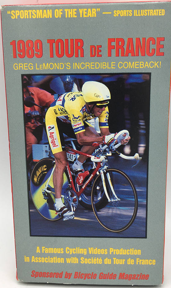VHS of 1989 Tour de france