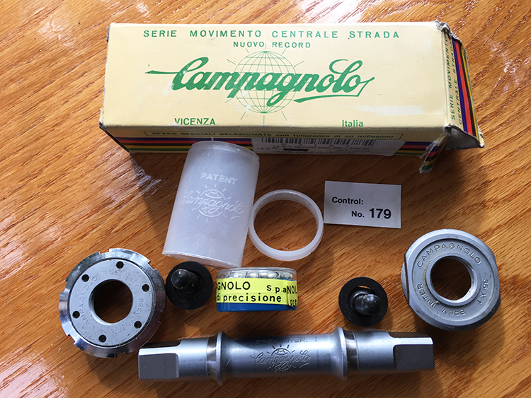 Campagnolo Nuovo Record french-threaded bottom bracket