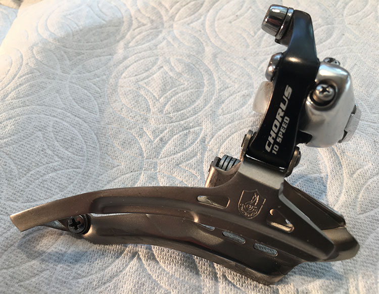 Front clamp-on derailleur