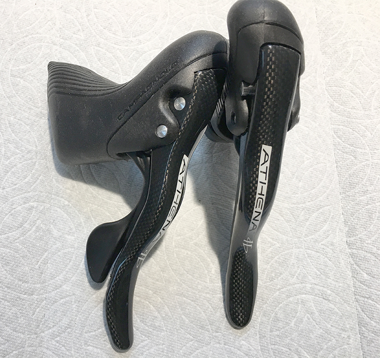 Campagnolo Athena carbon eropower levers