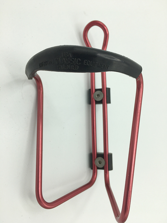 American CLassic red anodized water bottle cage