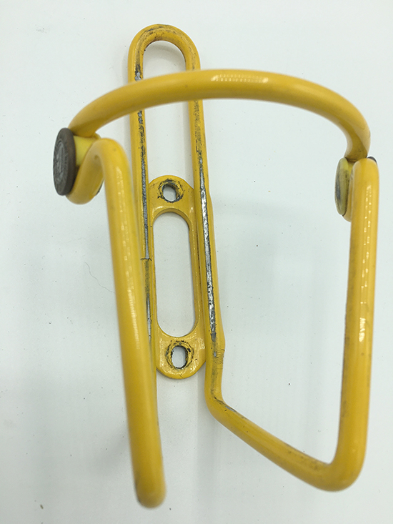Elite Ciussi yellow water bottle cage