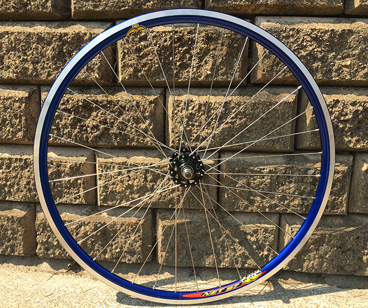 Fir Blue front wheel
