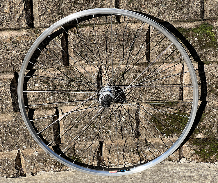 Shimano 600 tricolor rear wheel
