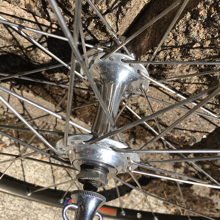 Specialized front hub.