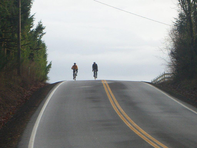 Riders at hill crest